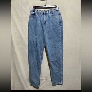 ASOS Design Rigid Tapered Jeans Blue Light Wash Size 28/32